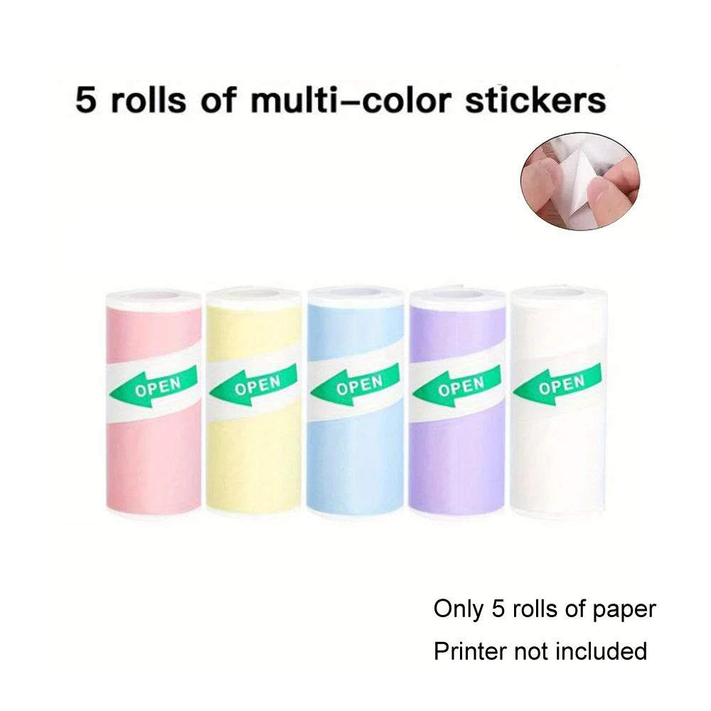 Mini Pocket Thermal Printer β Inkless Bluetooth Sticker Maker for Journaling, Photos & Notes | Portable 203DPI Printer with Free Cut & 57mm Roll Feed - Nova Electronics