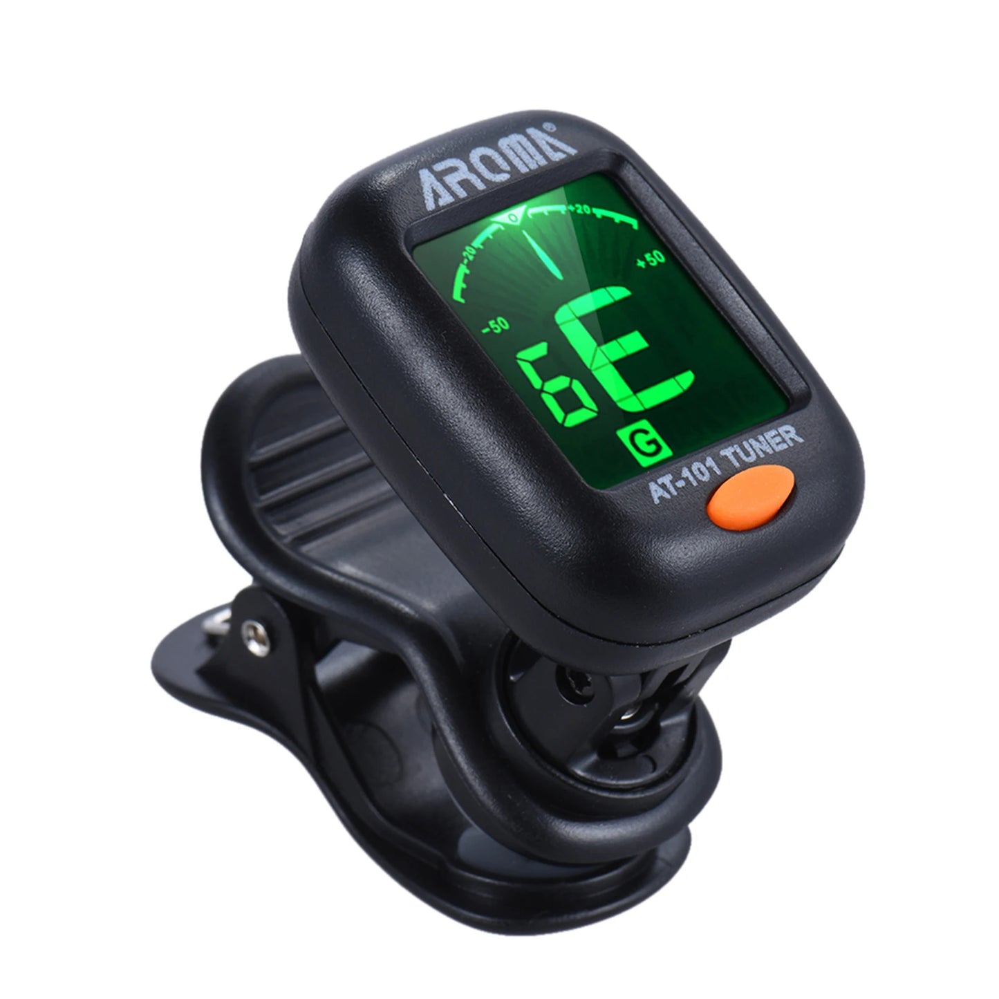 Tuner AT-101 Mini Portable Clip-on Electronic Tuner Super Sensitive 12 Equal Temperament Guitar Stringed Instrument Both Apply - Nova Electronics