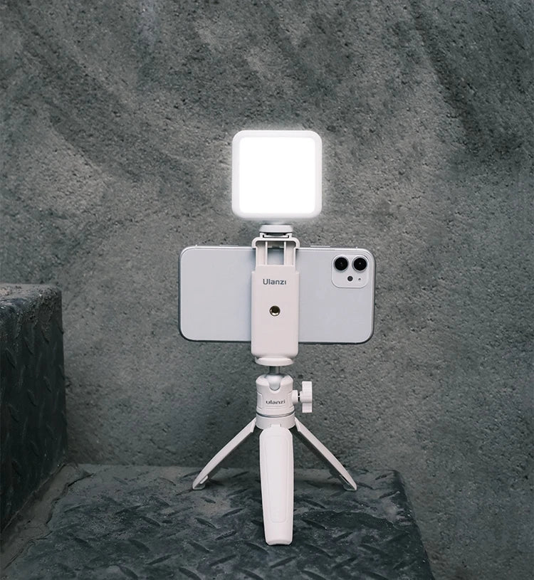 Ulanzi VL49 6W Mini Vlog LED Fill Light White 2000mAh 5500K Zoom Lighting Photographic Lighting Video Phone Selfie Fill Lamps