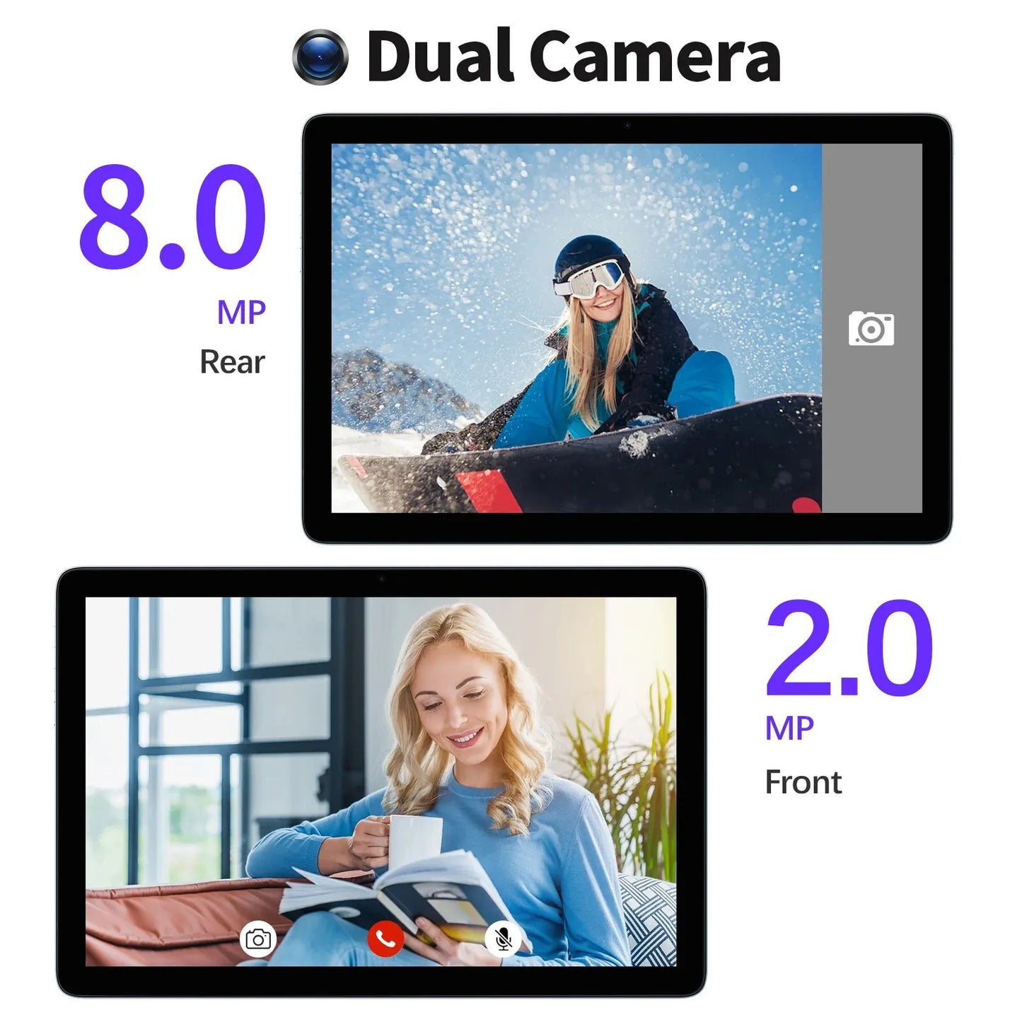10.1" Android 14 Tablet with Keyboard & Stylus β 8GB RAM, 128GB Storage, Octa-Core, 8000mAh Battery, Dual Cameras, HD IPS Display, WiFi, Google Certified (Includes Case & Mouse) - Nova Electronics