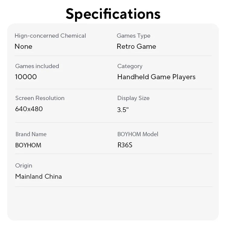 Open Source R36S Retro Handheld Video Game Console Linux System 3.5 Inch IPS Screen Portable Pocket Video Player R35S 64GB Games - Nova Electronics