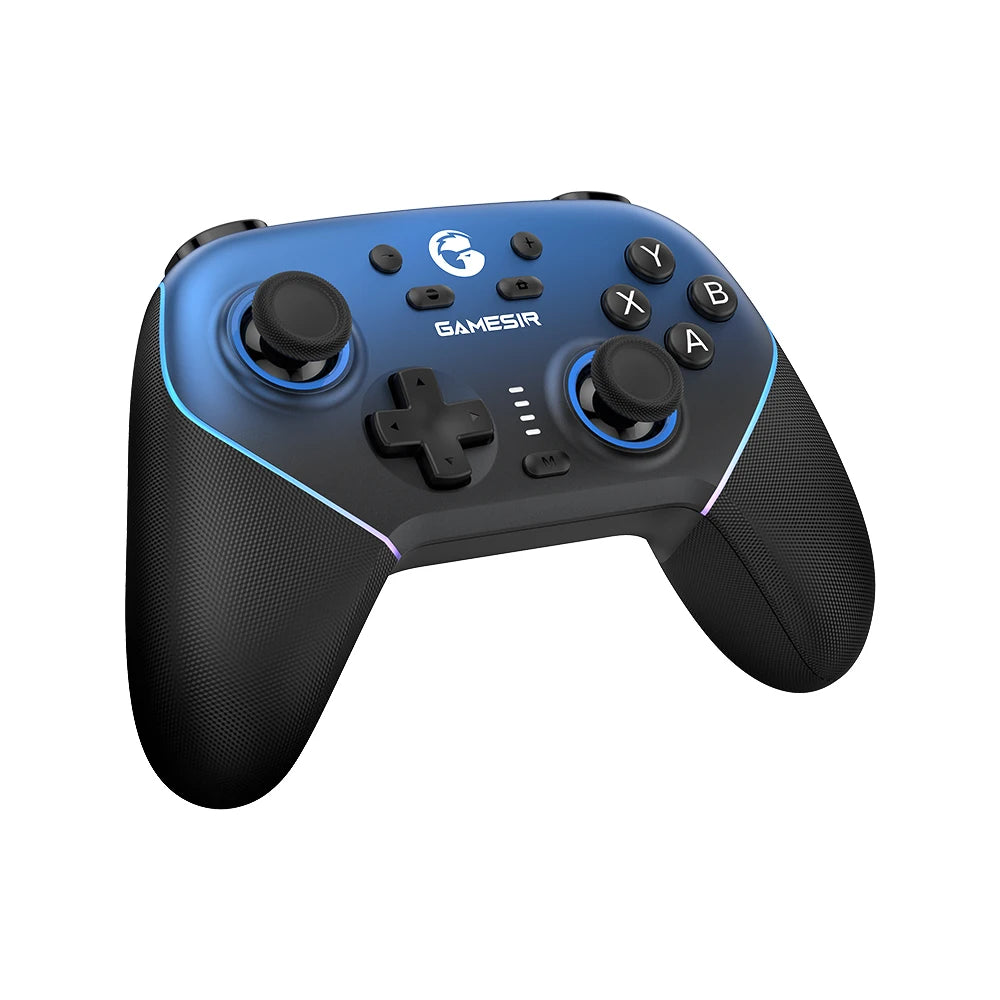 Wireless Switch Controller with Charging Dock | GameSir Super Nova Hall Effect Joysticks, RGB Lights, Anti-Drift, PC/Android/iOS Compatible, Dual Motors & Back Buttons - Nova Electronics