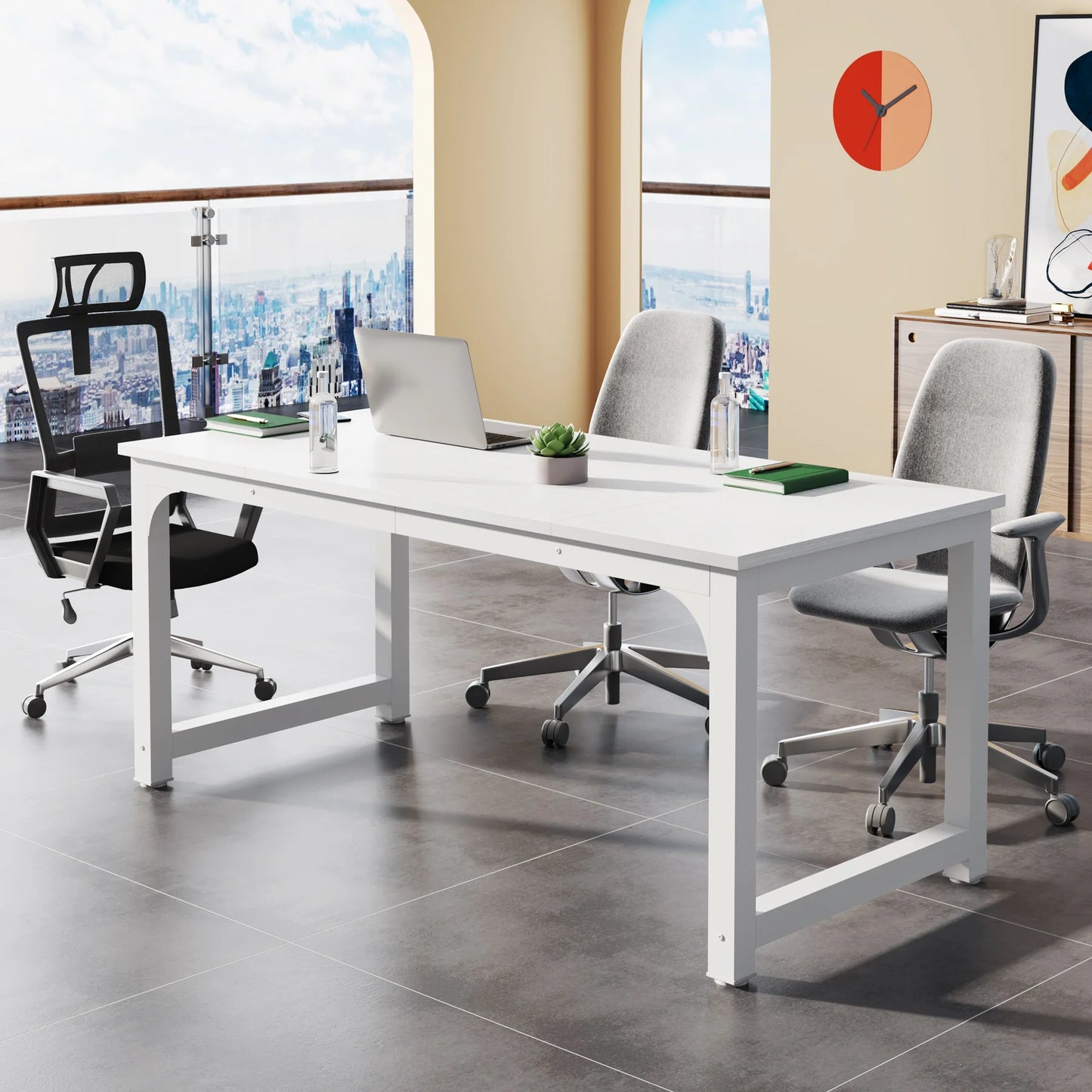 Tribesigns Large Office Desk Computer Table Study Writing Desk Workstation for Home Office Modern Computer Desk - Nova Electronics