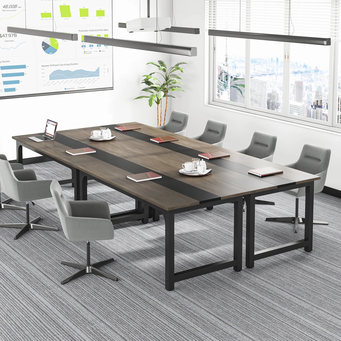 Tribesigns Large Office Desk Computer Table Study Writing Desk Workstation for Home Office Modern Computer Desk - Nova Electronics