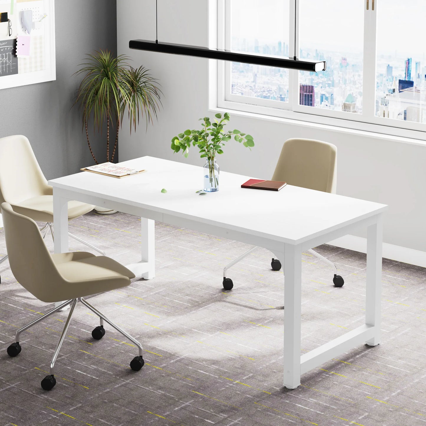 Tribesigns Large Office Desk Computer Table Study Writing Desk Workstation for Home Office Modern Computer Desk - Nova Electronics