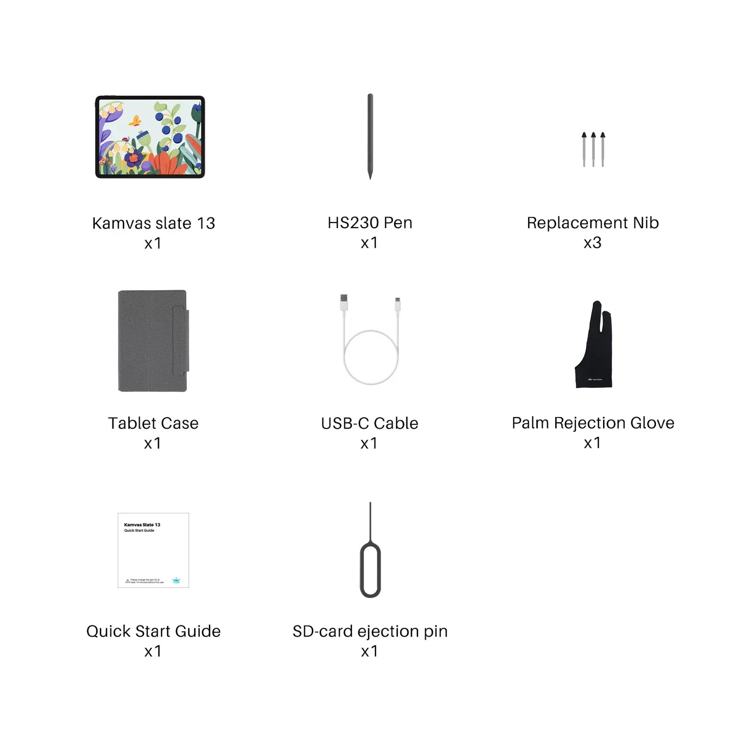 Huion Tablet Kamvas Slate 10/11/13 Android 14 Note Pad Portable Graphics Tablet 10-13 Inch, Bluetooth WIFI Wireless Connection - Nova Electronics