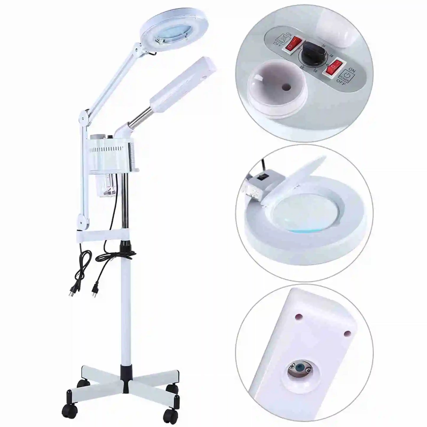 3-in-1 Professional UV Facial Steamer with Cold Mist, Hydration & Skin Rejuvenation for All Skin Types - Nova Electronics