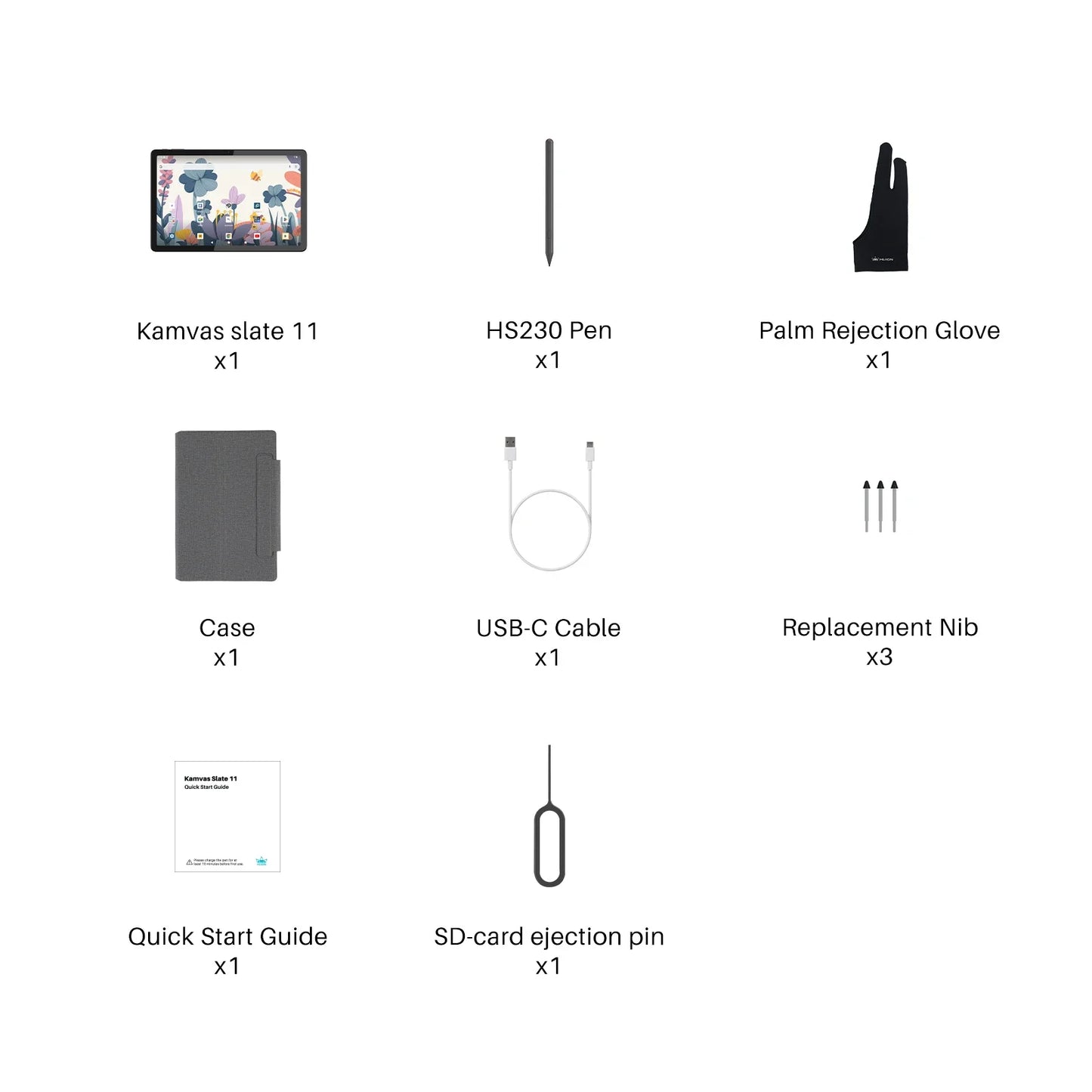Huion Tablet Kamvas Slate 10/11/13 Android 14 Note Pad Portable Graphics Tablet 10-13 Inch, Bluetooth WIFI Wireless Connection - Nova Electronics
