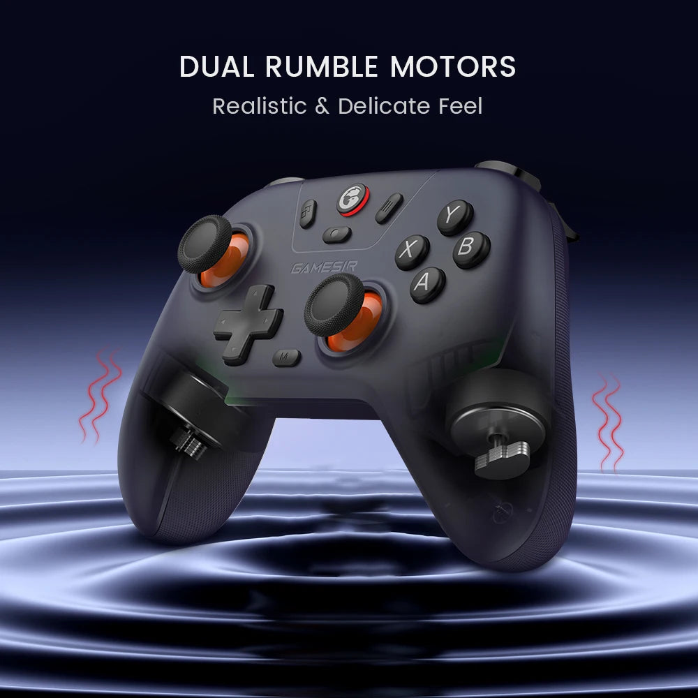 GameSir Nova Lite Wireless Controller with Hall Effect Sticks – Tri-Mode Bluetooth Gamepad for Nintendo Switch, Android, iOS, PC & Steam – Anti-Drift Design, Turbo Function, 2.4G & USB-C - Nova Electronics