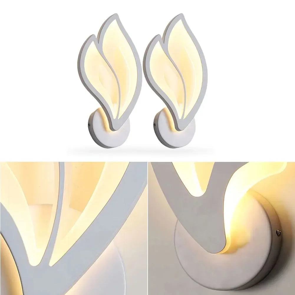 Petal Wall Light Fixture Acrylic LED Porch Light Modern Wall Mounted Light for Bedroom Living Room - Nova Electronics