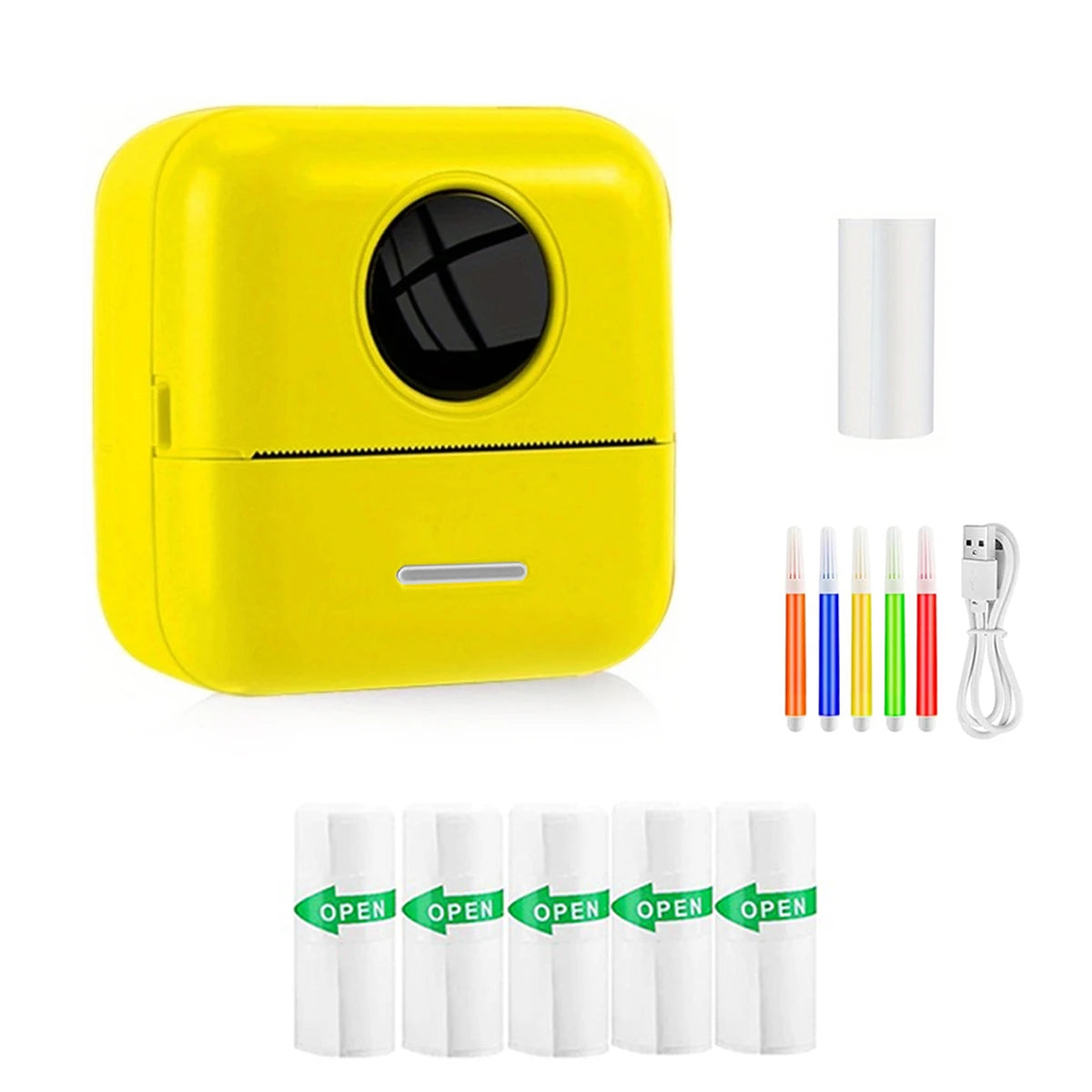 Mini Pocket Thermal Printer β Inkless Bluetooth Sticker Maker for Journaling, Photos & Notes | Portable 203DPI Printer with Free Cut & 57mm Roll Feed - Nova Electronics