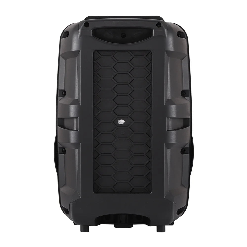 Loud Portable Bluetooth Party Speaker with 12" Subwoofer, RGB Lights & Karaoke Mic β Rechargeable Sound System for Outdoor Events, DJ Sessions, and Home Gatherings - Nova Electronics