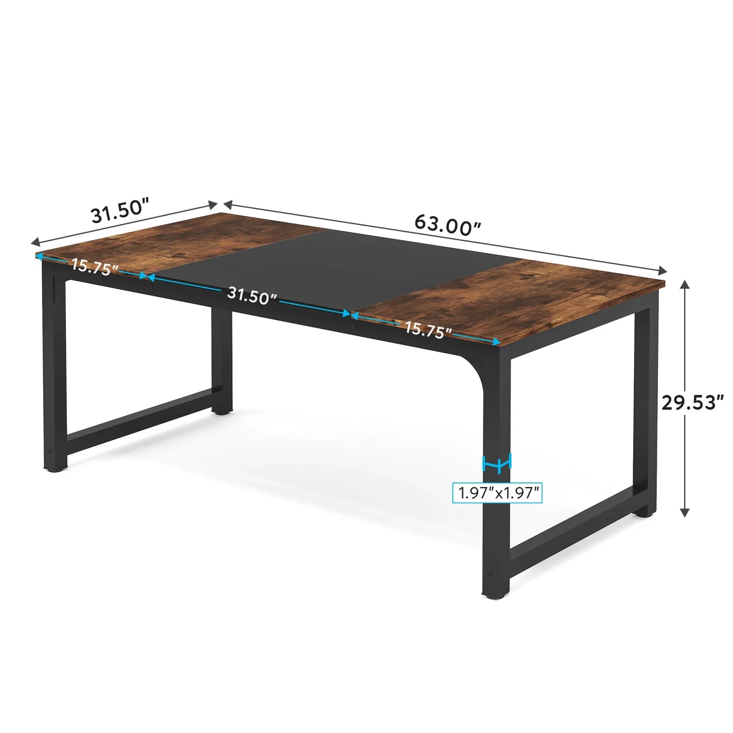 Tribesigns Large Office Desk Computer Table Study Writing Desk Workstation for Home Office Modern Computer Desk - Nova Electronics