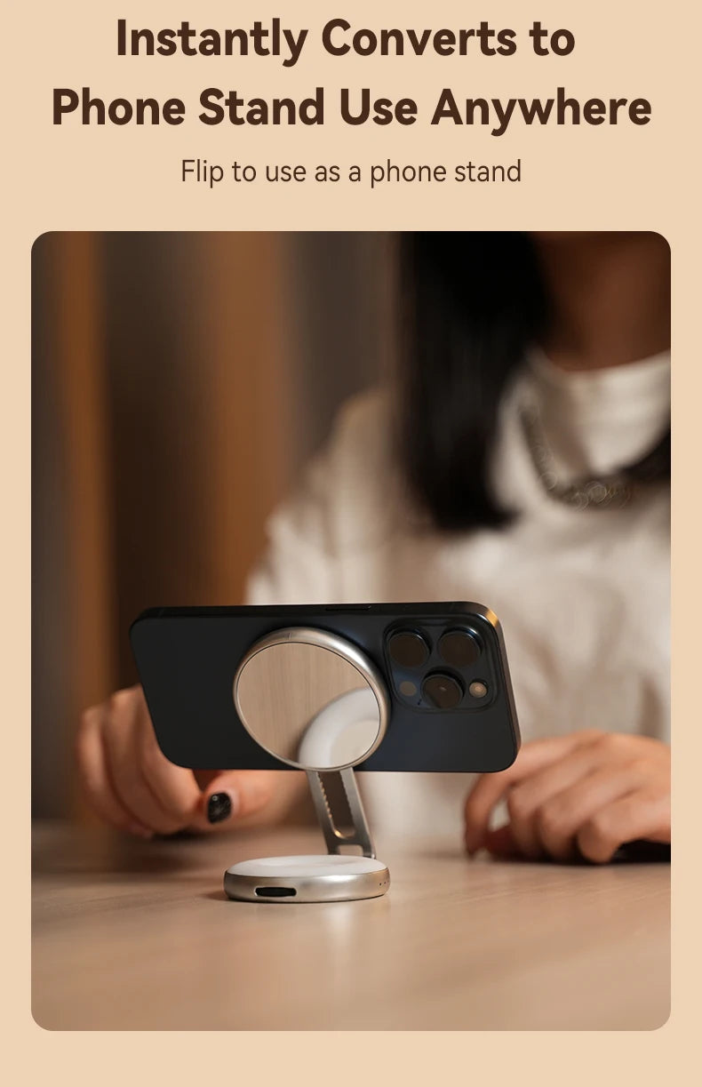 TELESIN Magnetic Fill Light Mini Selfie Light 3 Modes Adjustable Brightness for Smartphone Iphone XIAOMI HUAWEI SAMSUNG Phone