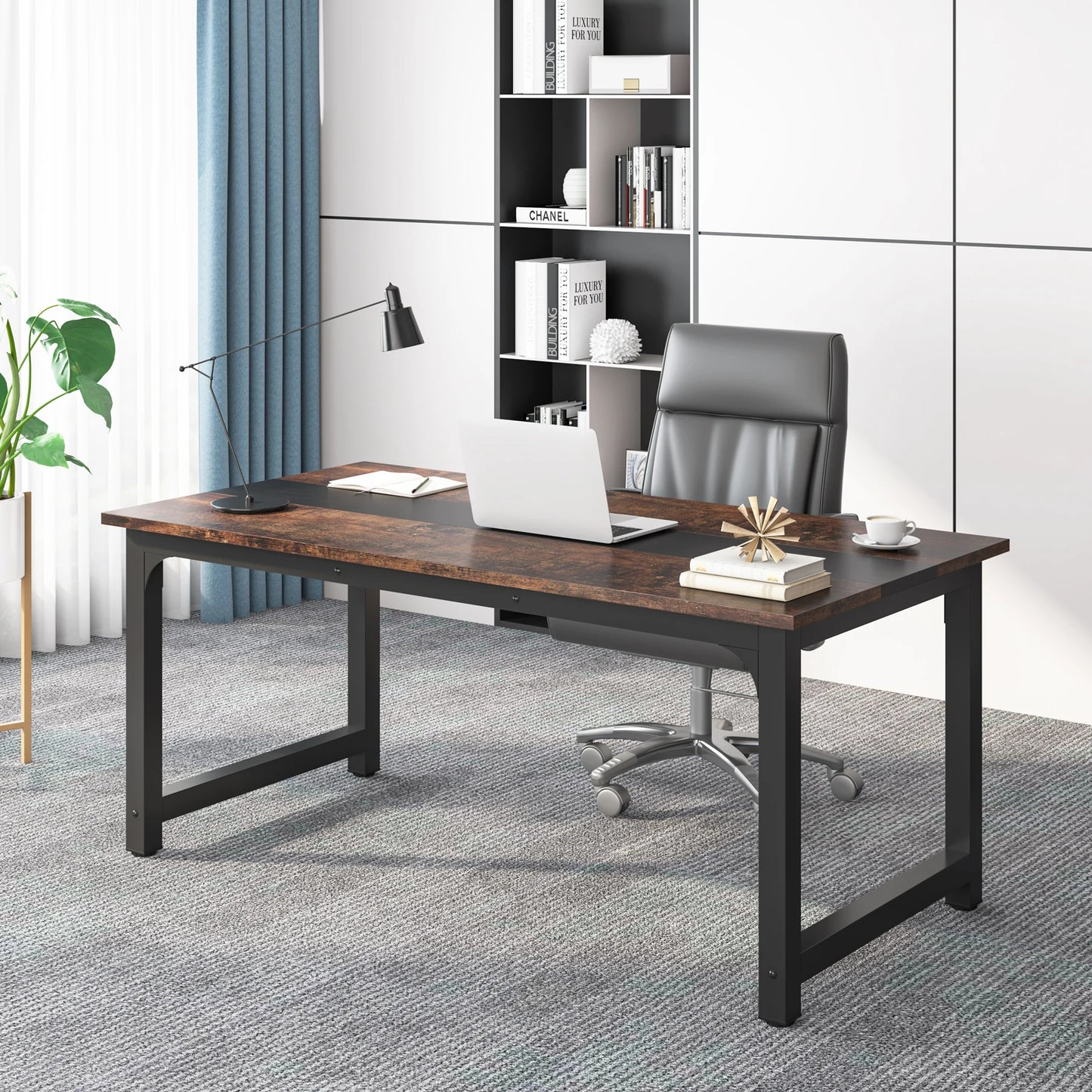 Tribesigns Large Office Desk Computer Table Study Writing Desk Workstation for Home Office Modern Computer Desk - Nova Electronics
