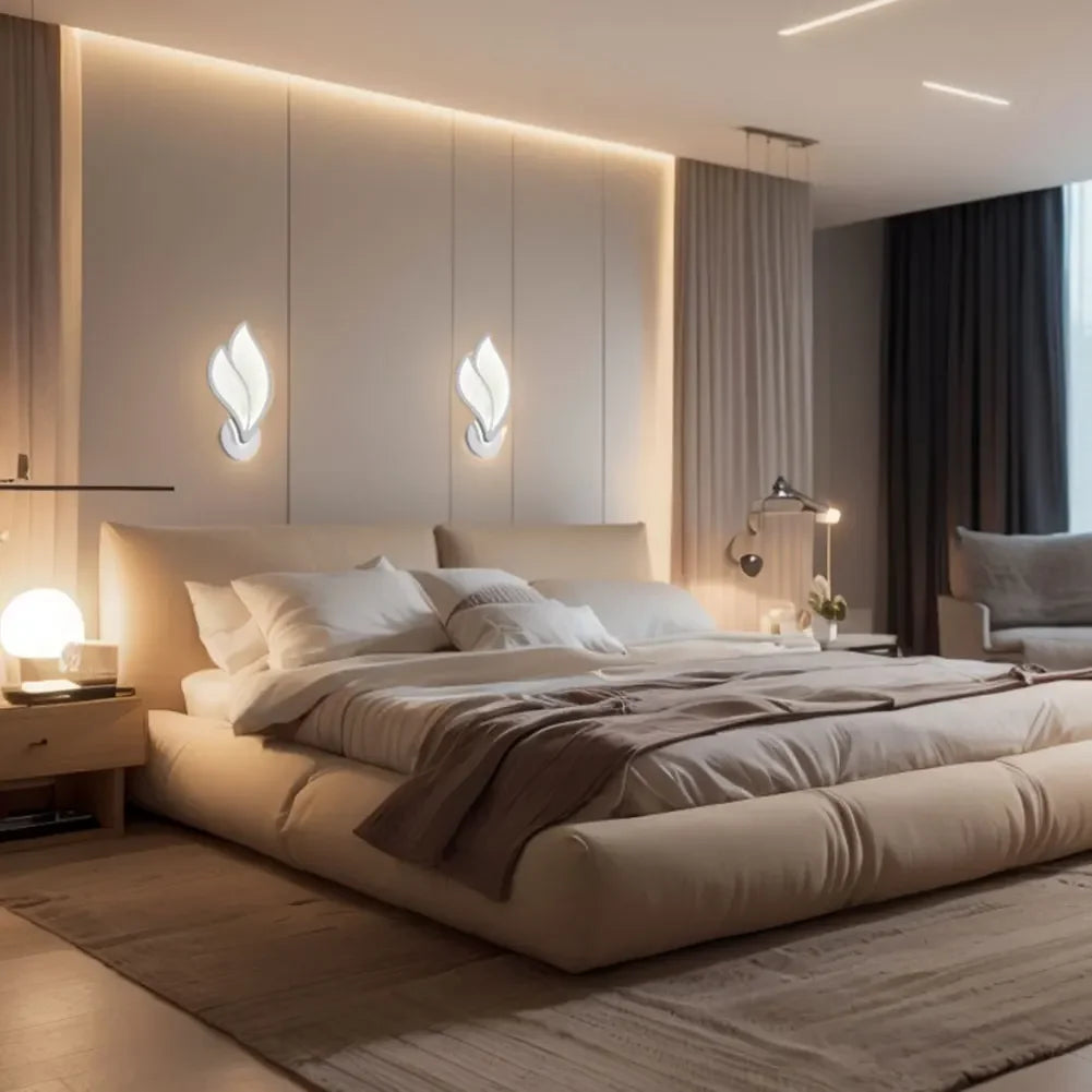 Petal Wall Light Fixture Acrylic LED Porch Light Modern Wall Mounted Light for Bedroom Living Room - Nova Electronics