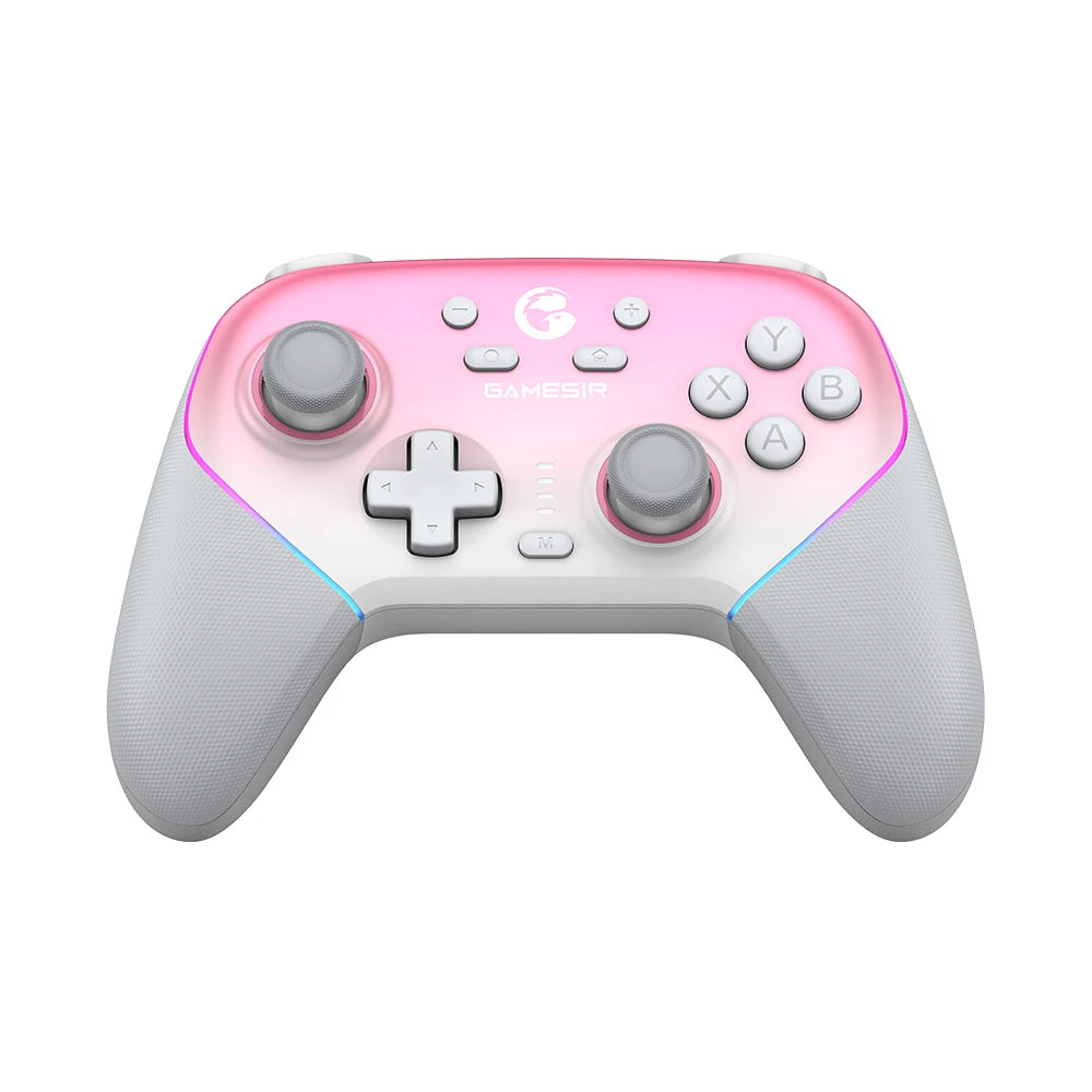 Wireless Switch Controller with Charging Dock | GameSir Super Nova Hall Effect Joysticks, RGB Lights, Anti-Drift, PC/Android/iOS Compatible, Dual Motors & Back Buttons - Nova Electronics