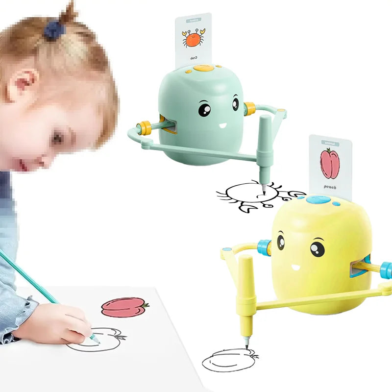 Music interaction Pictures drawing robot games for kids Technology Baby Automatic Painting Learning Machine Intelligence Toy