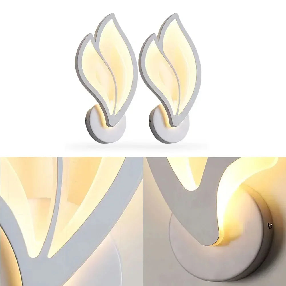 Petal Wall Light Fixture Acrylic LED Porch Light Modern Wall Mounted Light for Bedroom Living Room - Nova Electronics
