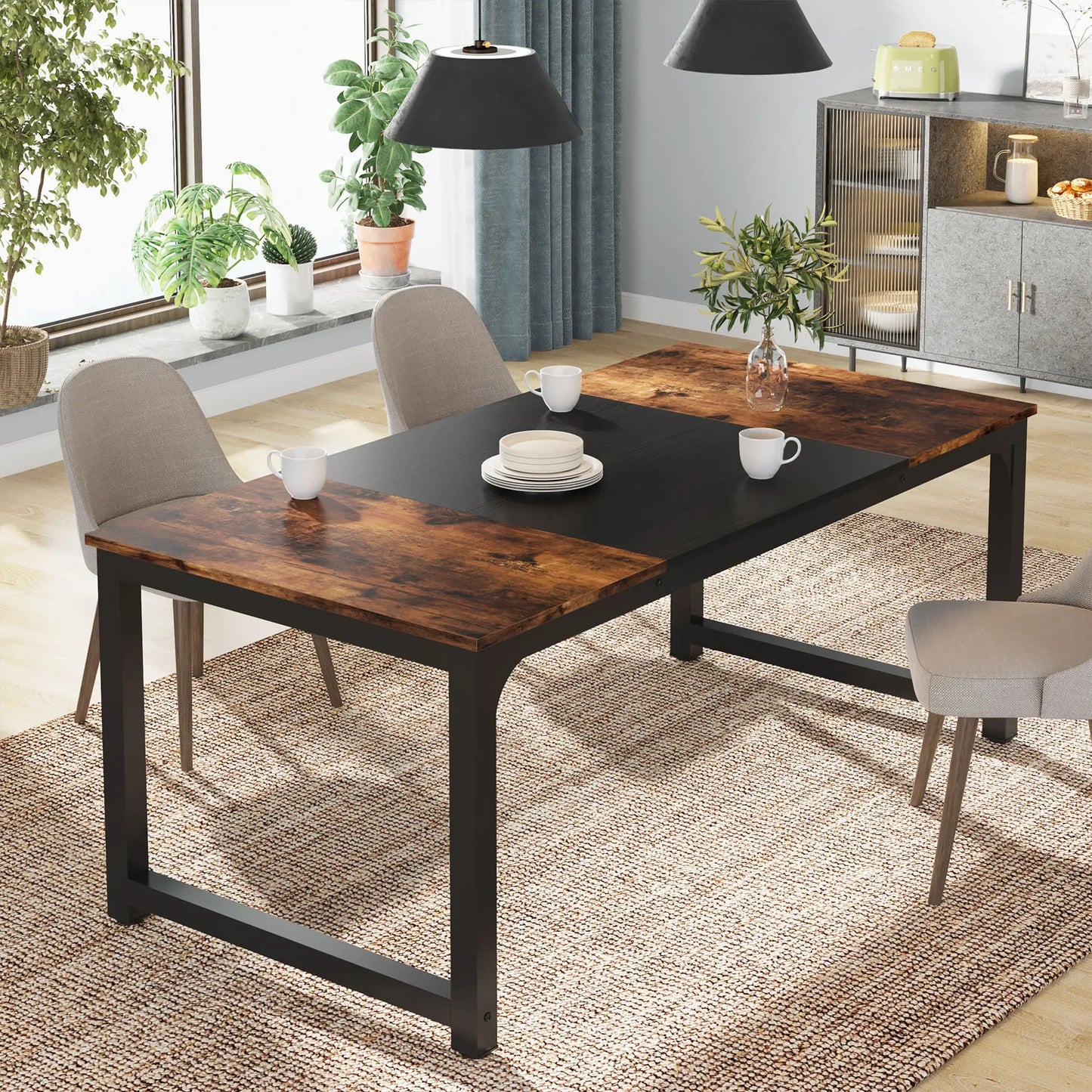 Tribesigns Large Office Desk Computer Table Study Writing Desk Workstation for Home Office Modern Computer Desk - Nova Electronics