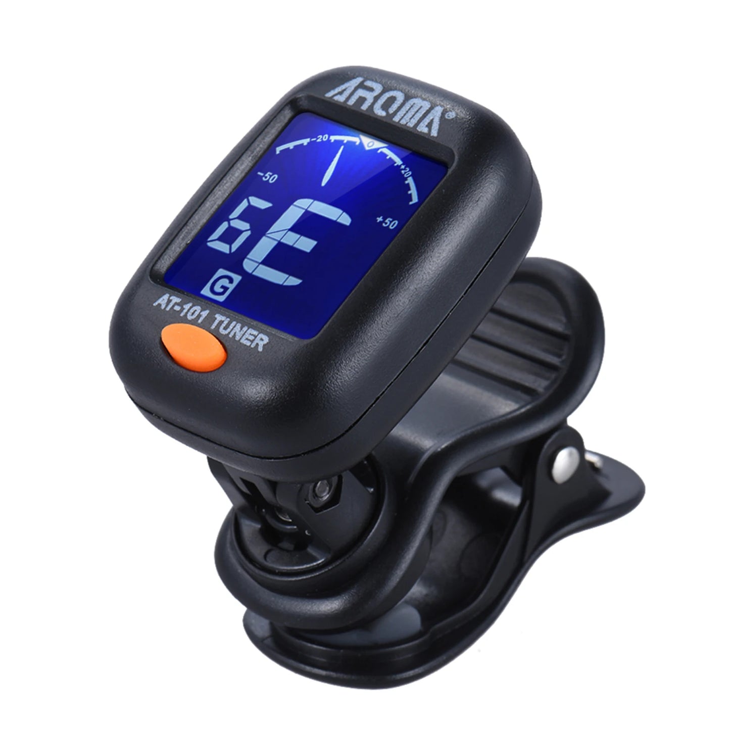 Tuner AT-101 Mini Portable Clip-on Electronic Tuner Super Sensitive 12 Equal Temperament Guitar Stringed Instrument Both Apply - Nova Electronics