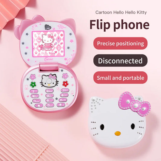 Hello Kitty Mobile Phone - Stylish ACG Design, Durable Metal Build, Multi-Language Support, First Edition Collectible with Original Box (CE Certified, 14+y)