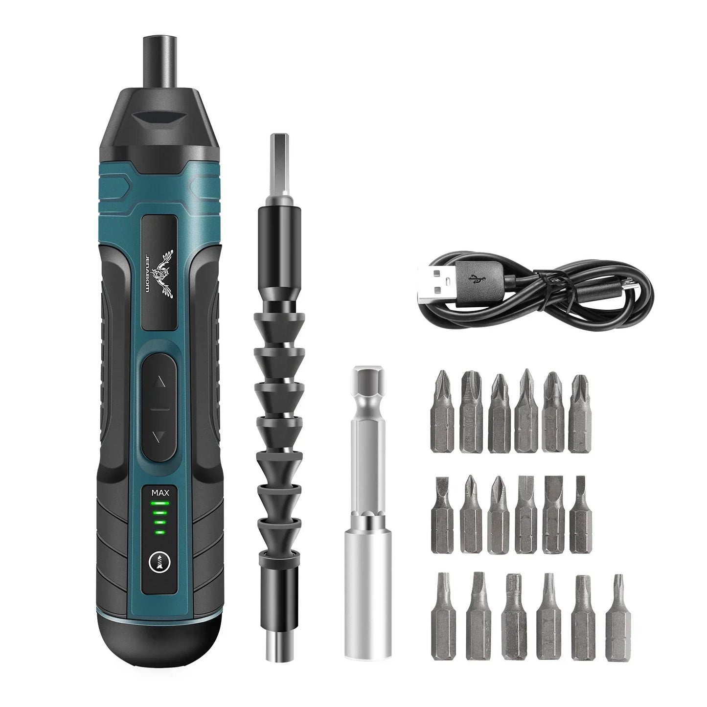 JENABOM 3.6V cordless electric screwdriver set mini multifunctional precision wireless charging screwdriver charging drill tools - Nova Electronics