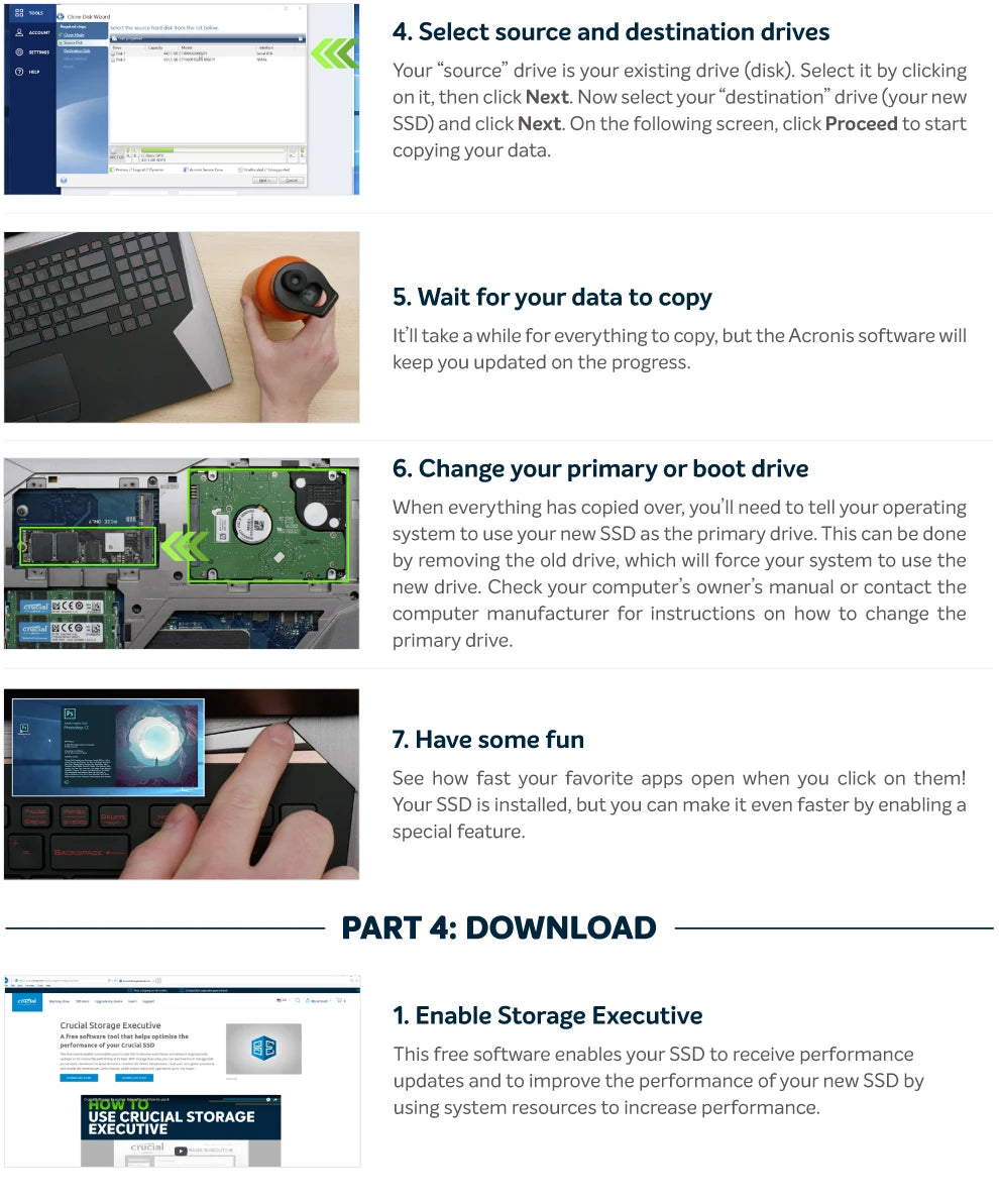 Crucial P3 Plus PCIe Gen4x4 3D NAND NVMe M.2 SSD 500GB 1TB 2TB(OEM package)&Crucial P310 1TB PCIe Gen4 nvme SSD,up to 7100 MB/s - Nova Electronics