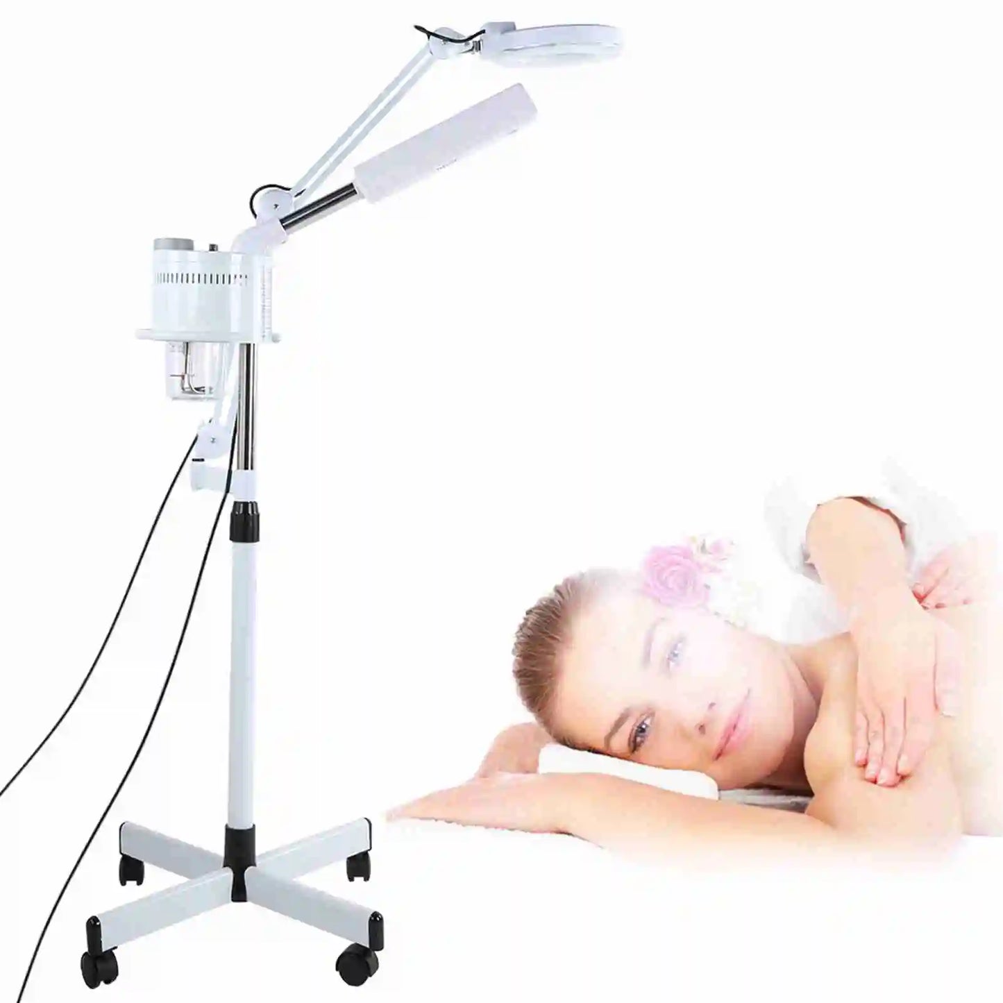 3-in-1 Professional UV Facial Steamer with Cold Mist, Hydration & Skin Rejuvenation for All Skin Types - Nova Electronics