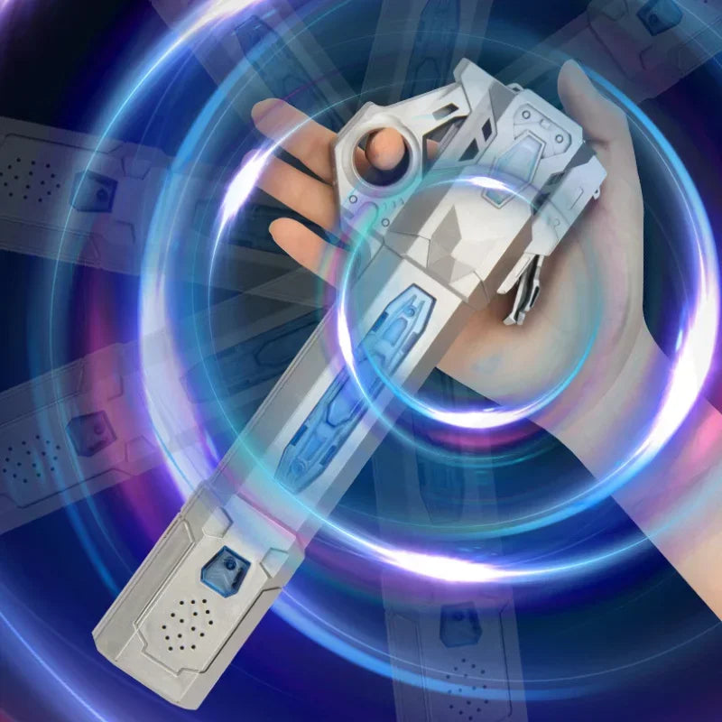 Glowing Telescopic Music Laser Sword – Flashing 2-in-1, Rotating Light & Decompression Fun for Kids & Adults