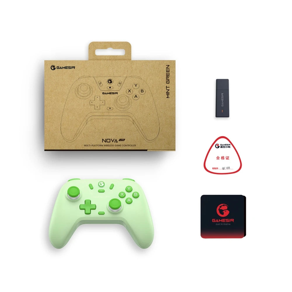 GameSir Nova Lite Wireless Controller with Hall Effect Sticks – Tri-Mode Bluetooth Gamepad for Nintendo Switch, Android, iOS, PC & Steam – Anti-Drift Design, Turbo Function, 2.4G & USB-C - Nova Electronics