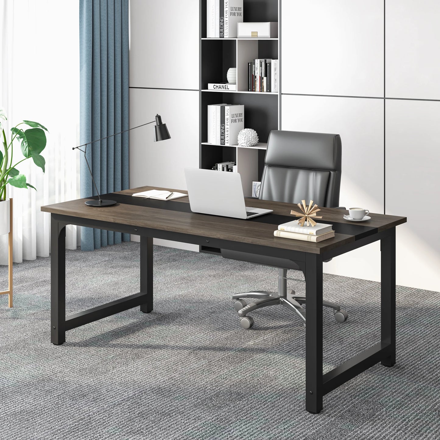 Tribesigns Large Office Desk Computer Table Study Writing Desk Workstation for Home Office Modern Computer Desk - Nova Electronics