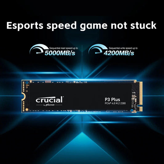 Crucial P3 Plus PCIe Gen4x4 3D NAND NVMe M.2 SSD 500GB 1TB 2TB(OEM package)&Crucial P310 1TB PCIe Gen4 nvme SSD,up to 7100 MB/s - Nova Electronics