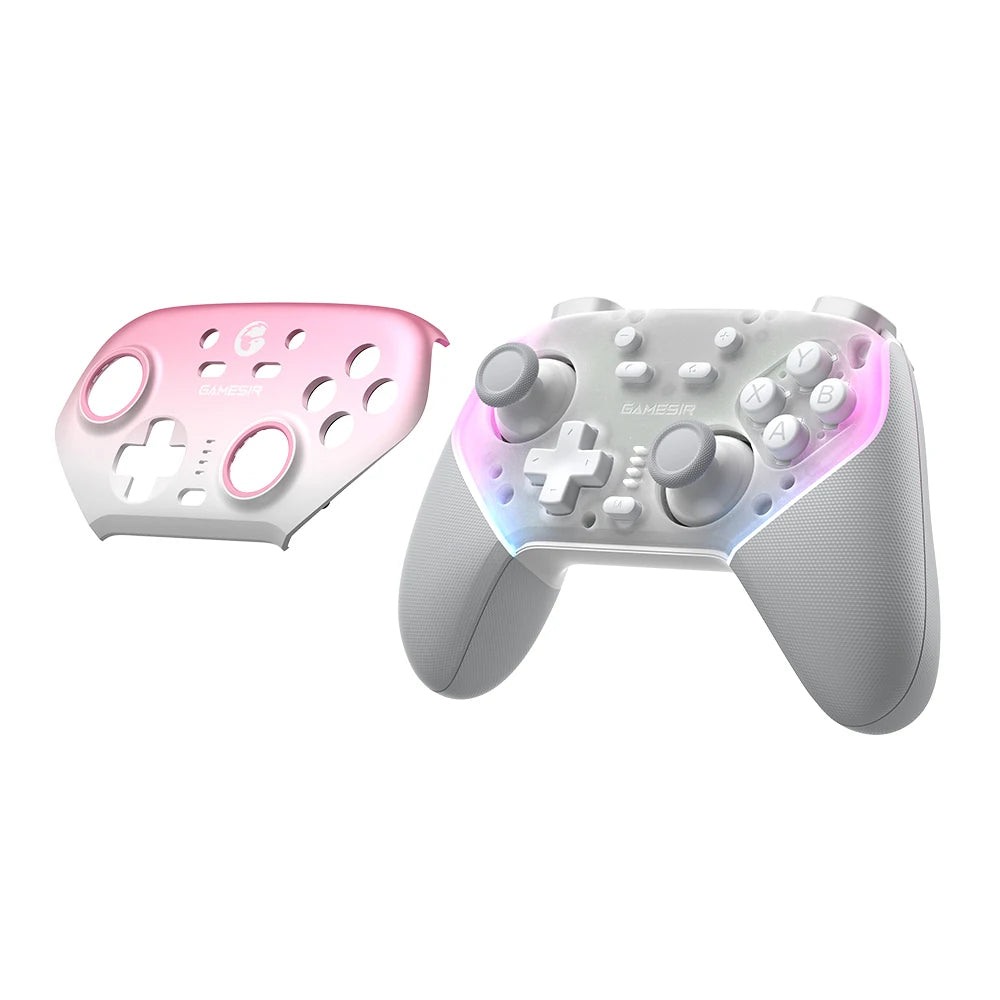 Wireless Switch Controller with Charging Dock | GameSir Super Nova Hall Effect Joysticks, RGB Lights, Anti-Drift, PC/Android/iOS Compatible, Dual Motors & Back Buttons - Nova Electronics