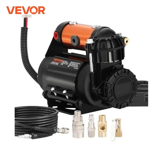 VEVOR Car Air Compressor Portable Tire Inflator Heavy Duty 3.5CFM Air Pump Kit for Auto Accessories Jeep Vehicle with Air Tools - Nova Electronics