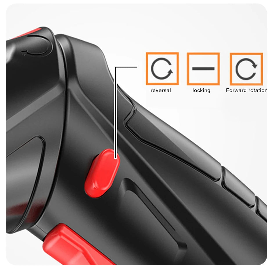 2/47pcs 3.6V Screwdriver Kit Rechargeable Lithium Battery Cordless Electric Screwdriver Drill Kit Folding Home Power Tools - Nova Electronics