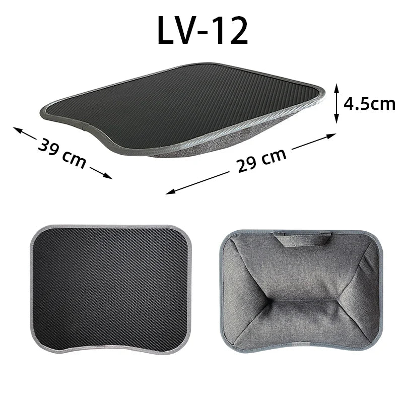 Portable Laptop Desk with Cushion Base - Wooden Lap Table for Bed, Couch & Travel - Built-in Mouse Pad & Storage - 42.5cm Bamboo Computer Tray for Students, Remote Workers & Digital Nomads - Nova Electronics