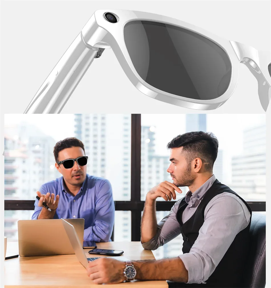 Xiaomi 4K HD AI Smart Glasses Chat GPT 100MP Camera Bluetooth Call 260Mah Battery Voice Assistant Control Smart Glasses 2025