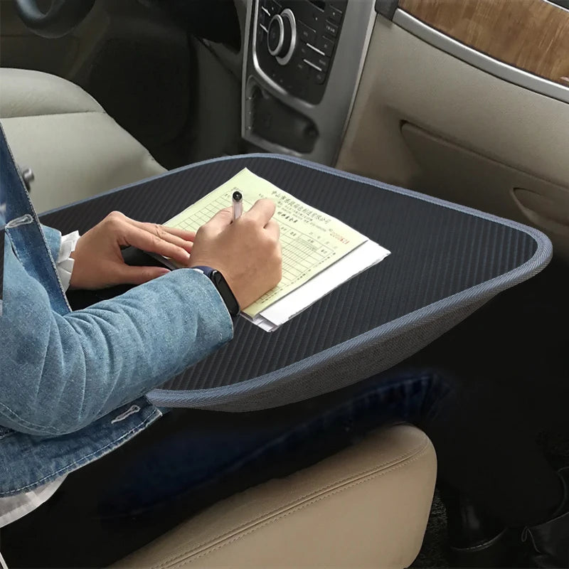 Portable Laptop Desk with Cushion Base - Wooden Lap Table for Bed, Couch & Travel - Built-in Mouse Pad & Storage - 42.5cm Bamboo Computer Tray for Students, Remote Workers & Digital Nomads - Nova Electronics