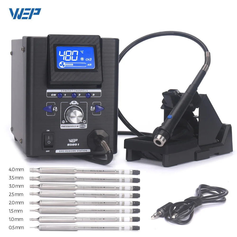 WEP 982D Precision Soldering Station 150W Rapid Heating Auto Calibration Professional Iron for SMD IC Repair C245 C210 982D-II - Nova Electronics