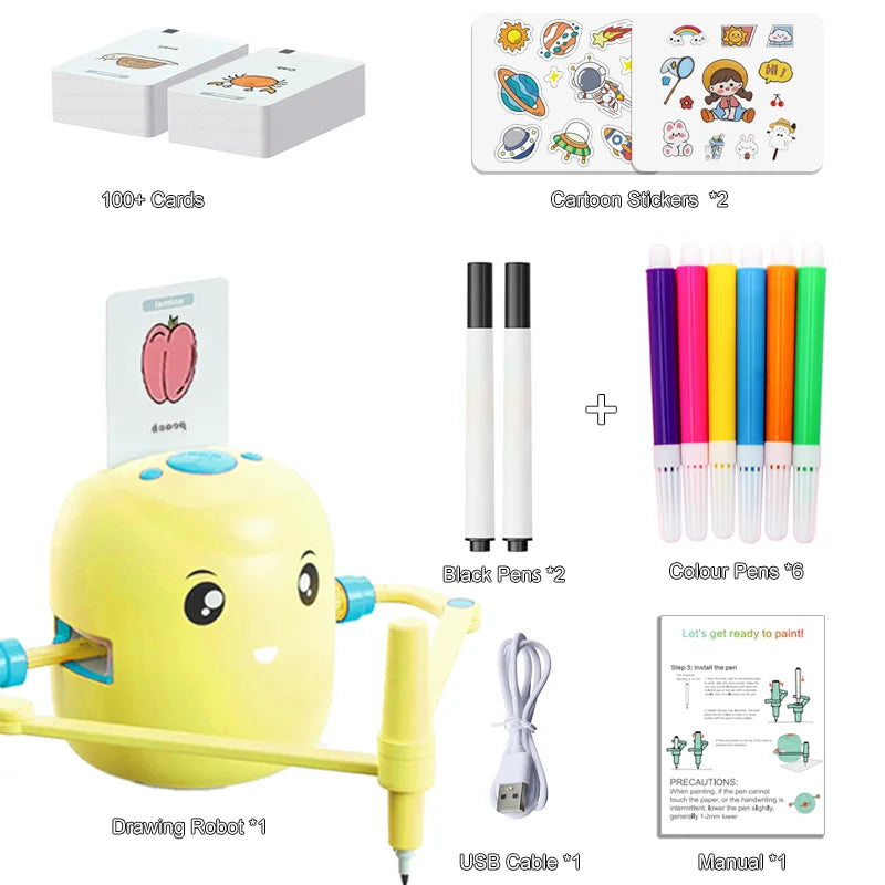 Music interaction Pictures drawing robot games for kids Technology Baby Automatic Painting Learning Machine Intelligence Toy