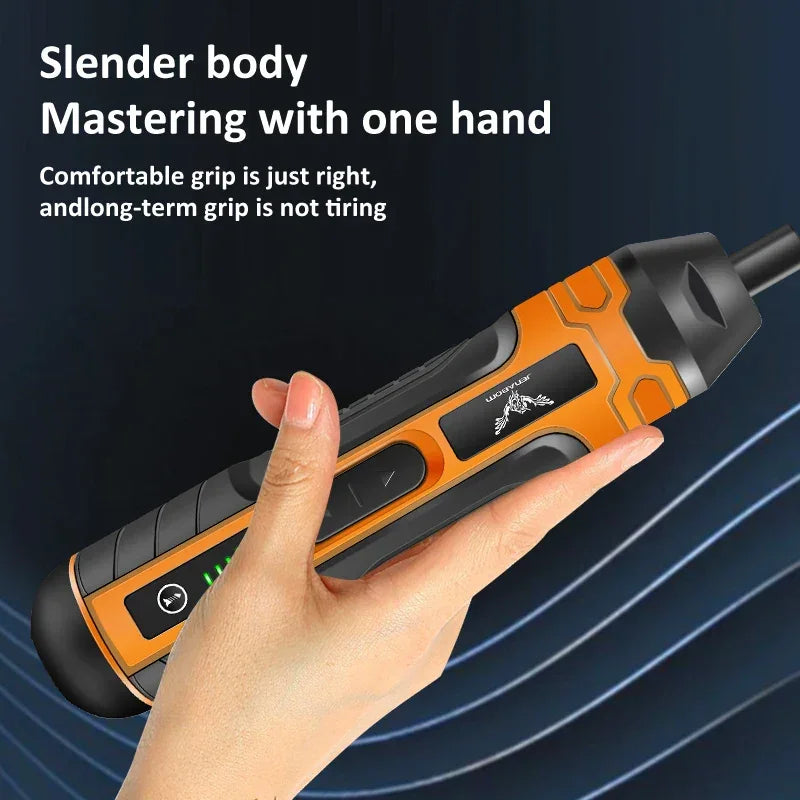 JENABOM 3.6V cordless electric screwdriver set mini multifunctional precision wireless charging screwdriver charging drill tools - Nova Electronics