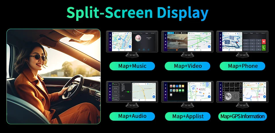 10.26 Inch Android 13 Rearview Mirror Dash Cam 8 Core CarPlay Android Auto 1080P GPS Bluetooth Touch Screen - Nova Electronics