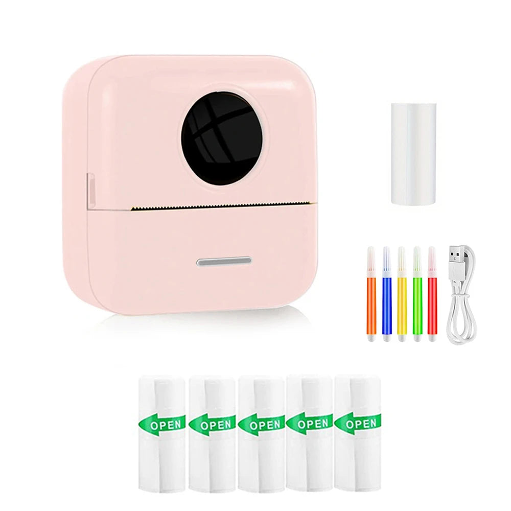 Mini Pocket Thermal Printer β Inkless Bluetooth Sticker Maker for Journaling, Photos & Notes | Portable 203DPI Printer with Free Cut & 57mm Roll Feed - Nova Electronics
