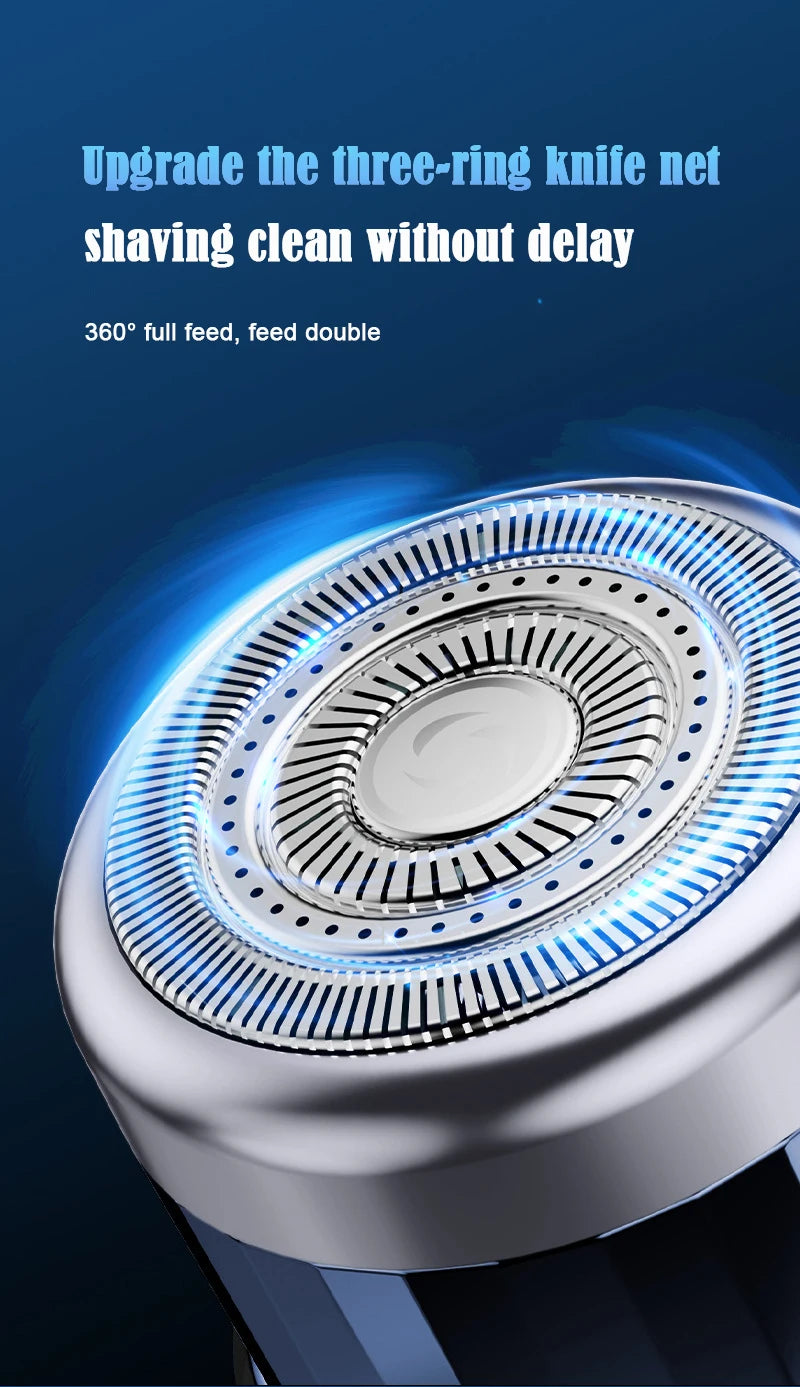 Mini Electric Shaver USB-C Rechargeable Shaver Waterproof Portable Shaver Powerful Travel Home Use Cordless Shaver - Nova Electronics