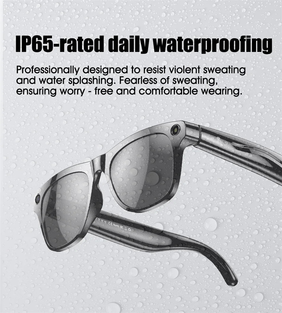 Xiaomi 4K HD AI Smart Glasses Chat GPT 100MP Camera Bluetooth Call 260Mah Battery Voice Assistant Control Smart Glasses 2025