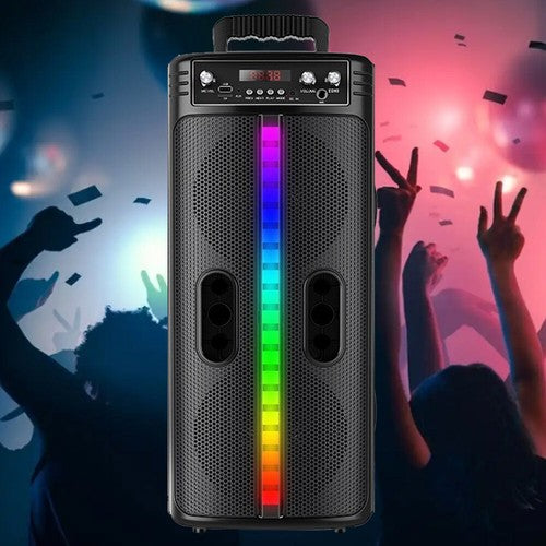 Portable 6000W Bluetooth Speaker Sub Woofer Heavy Bass Sound System Party & Mic - Nova Electronics