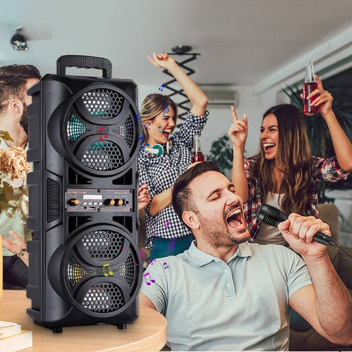 3000W Portable Bluetooth Speaker Sub woofer Heavy Bass Sound System Party+Remote - Nova Electronics