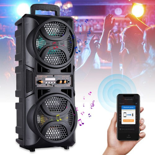 3000W Portable Bluetooth Speaker Sub woofer Heavy Bass Sound System Party+Remote - Nova Electronics