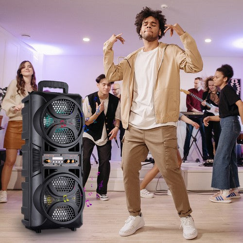 3000W Portable Bluetooth Speaker Sub woofer Heavy Bass Sound System Party+Remote - Nova Electronics